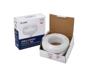 Câble Coaxial TT-LINK RG59+2DC 100M – Transmission Vidéo et Alimentation Intégrées