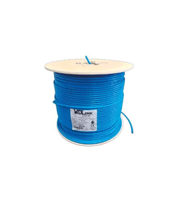 WD-Link CAT6 UTP 305 m – Câble réseau 4 paires, 250 MHz, Calibre 24 AWG