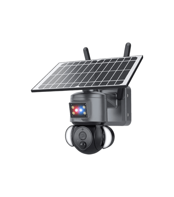 Caméra solaire 4G Senic 3 MP – PTZ 360°, batterie