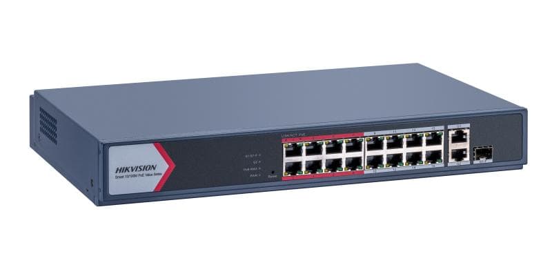 HIKVISION SWITCH 16 PORT POE